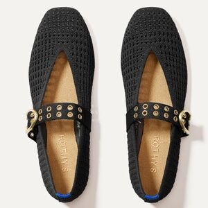 Rothy’s Max Buckle black ballet flats 10
